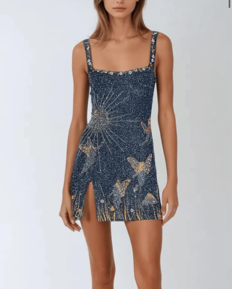 Celestial Mini Dress - Image 4