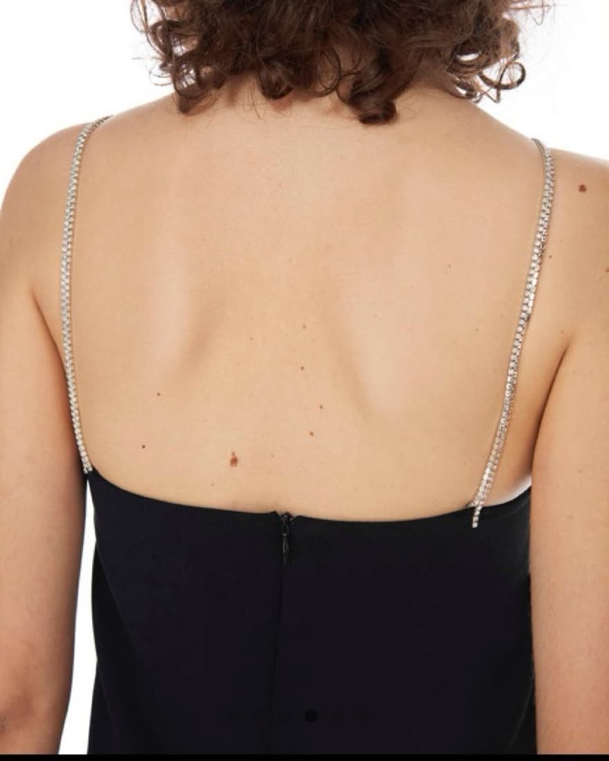 Night Cap Rhinestone Detail Mini Dress - Image 4