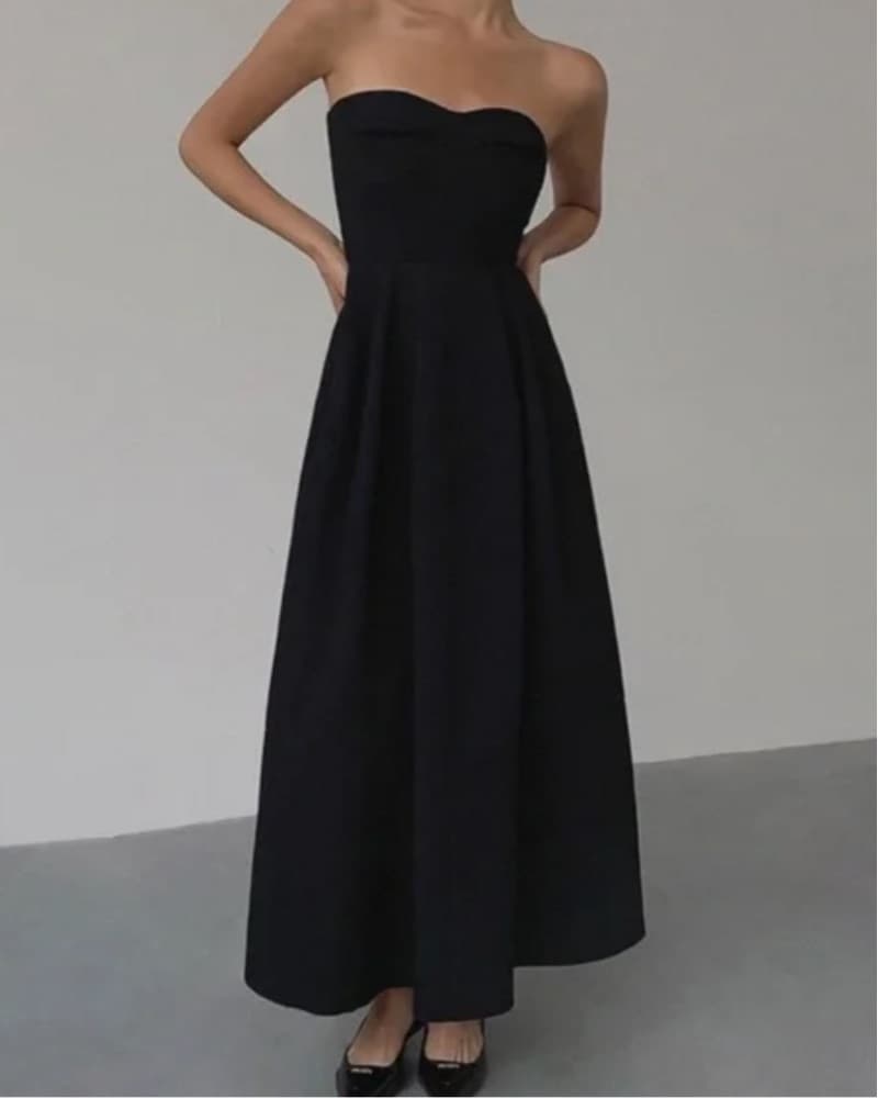  Commense Black Maxi Dress - Image 1