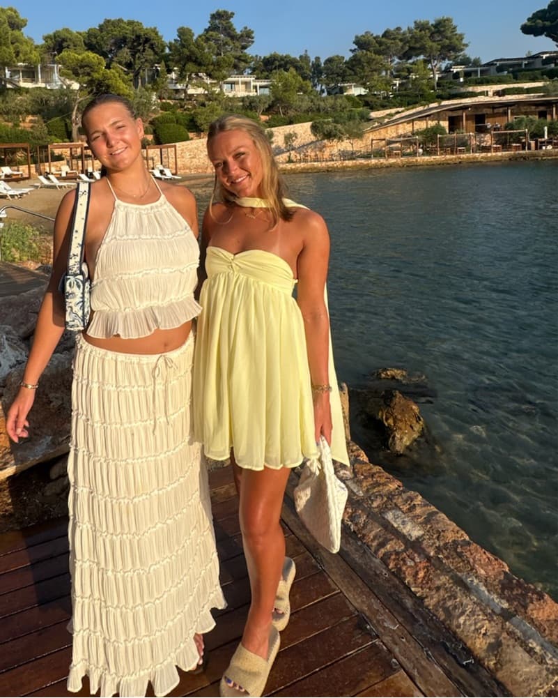 Yellow Scarf Neck Sundress Peppermayo - Image 1