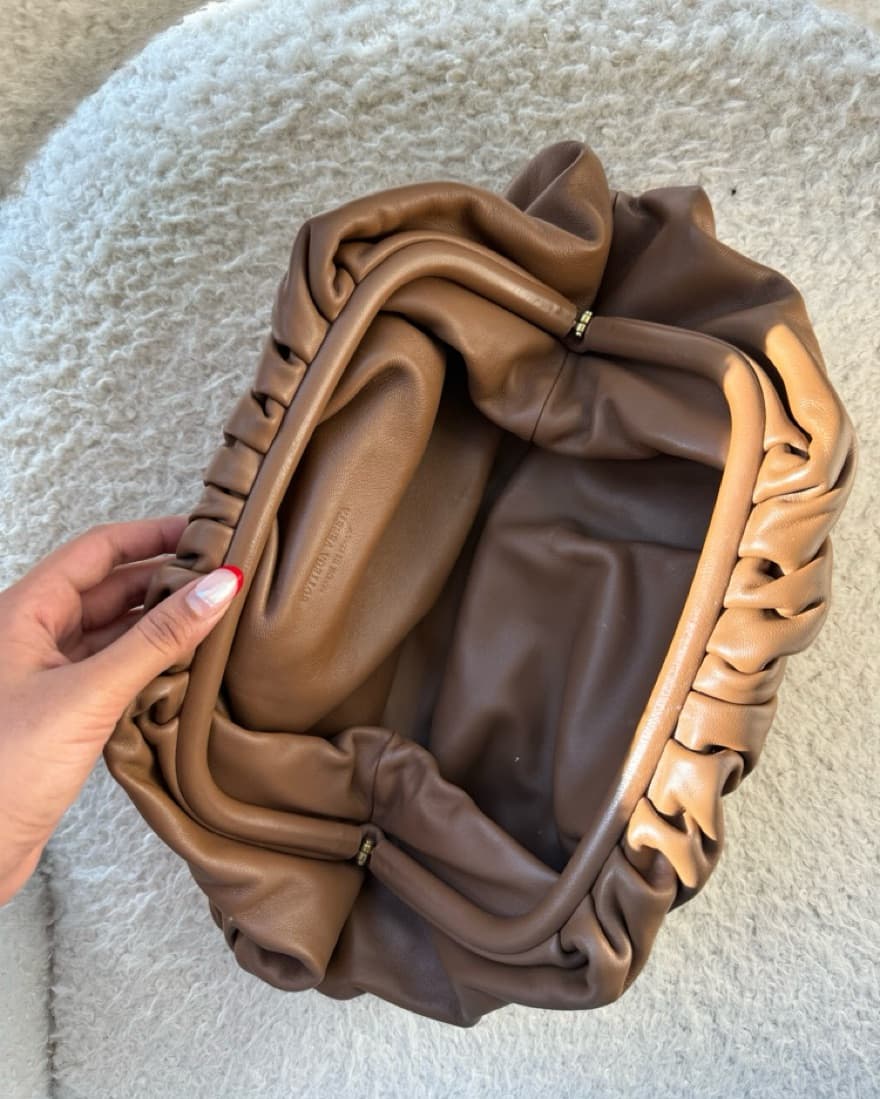Bottega Veneta Pouch in Teak - Image 6