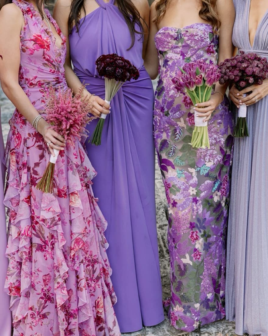 PatBo Floral Haze Tulle Maxi Dress - Image 4