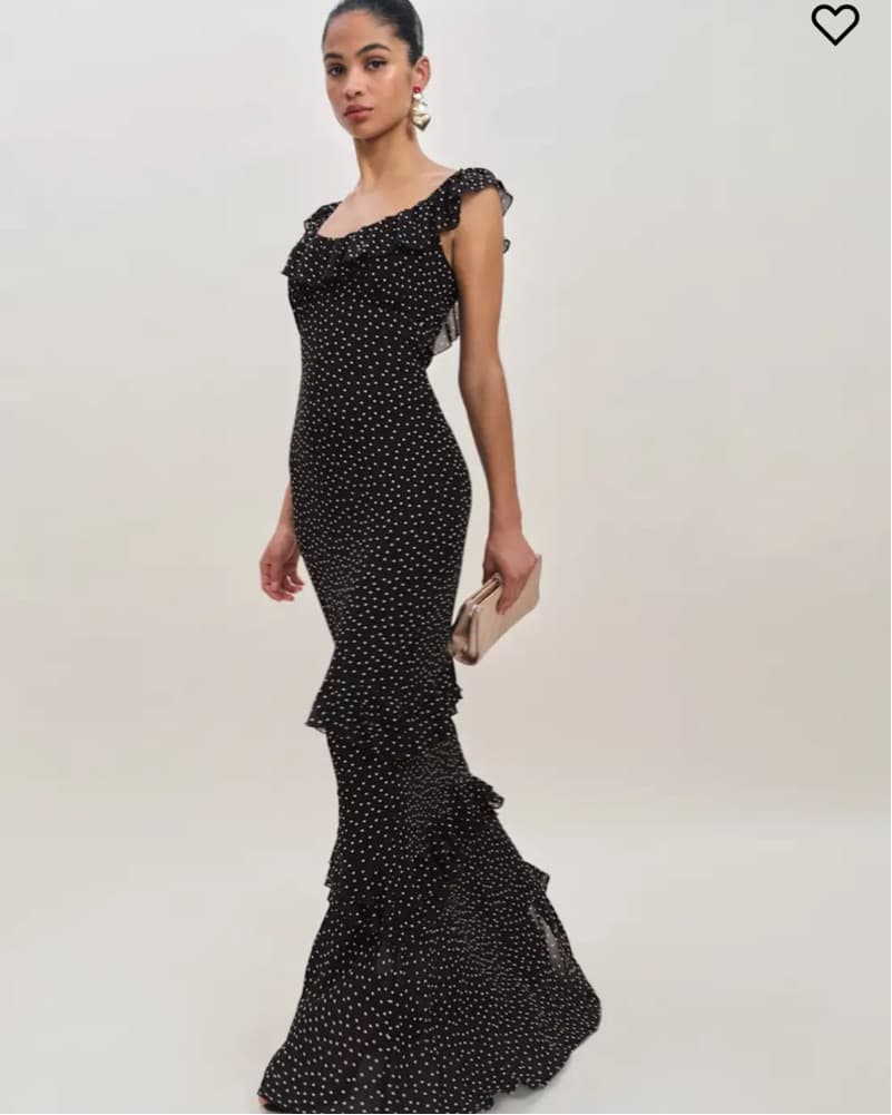 Reformation Polka Dot Maxi Dress - Image 1