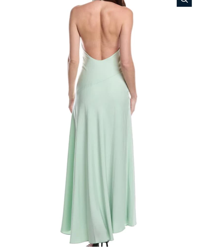 ALC Teal Backless Dress  - Image 2