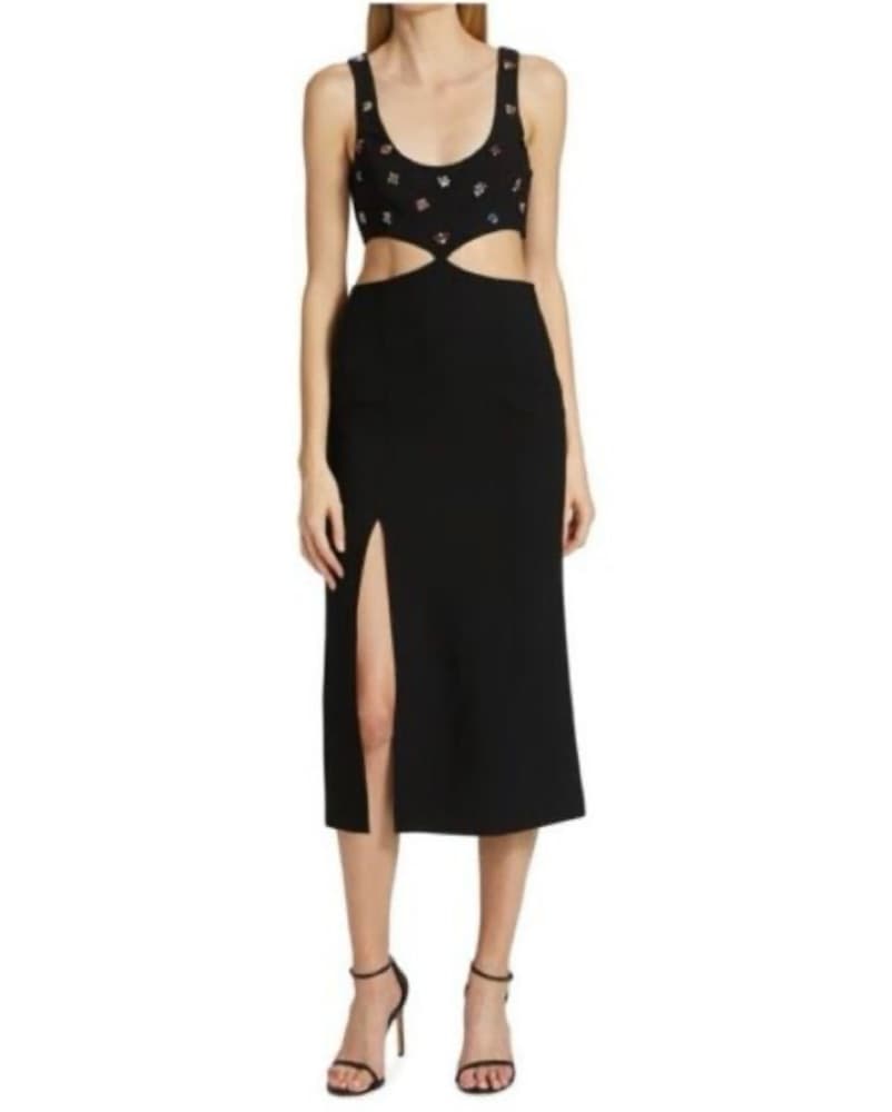 Cinq A Sept Embellished Cutout Dress - Image 1