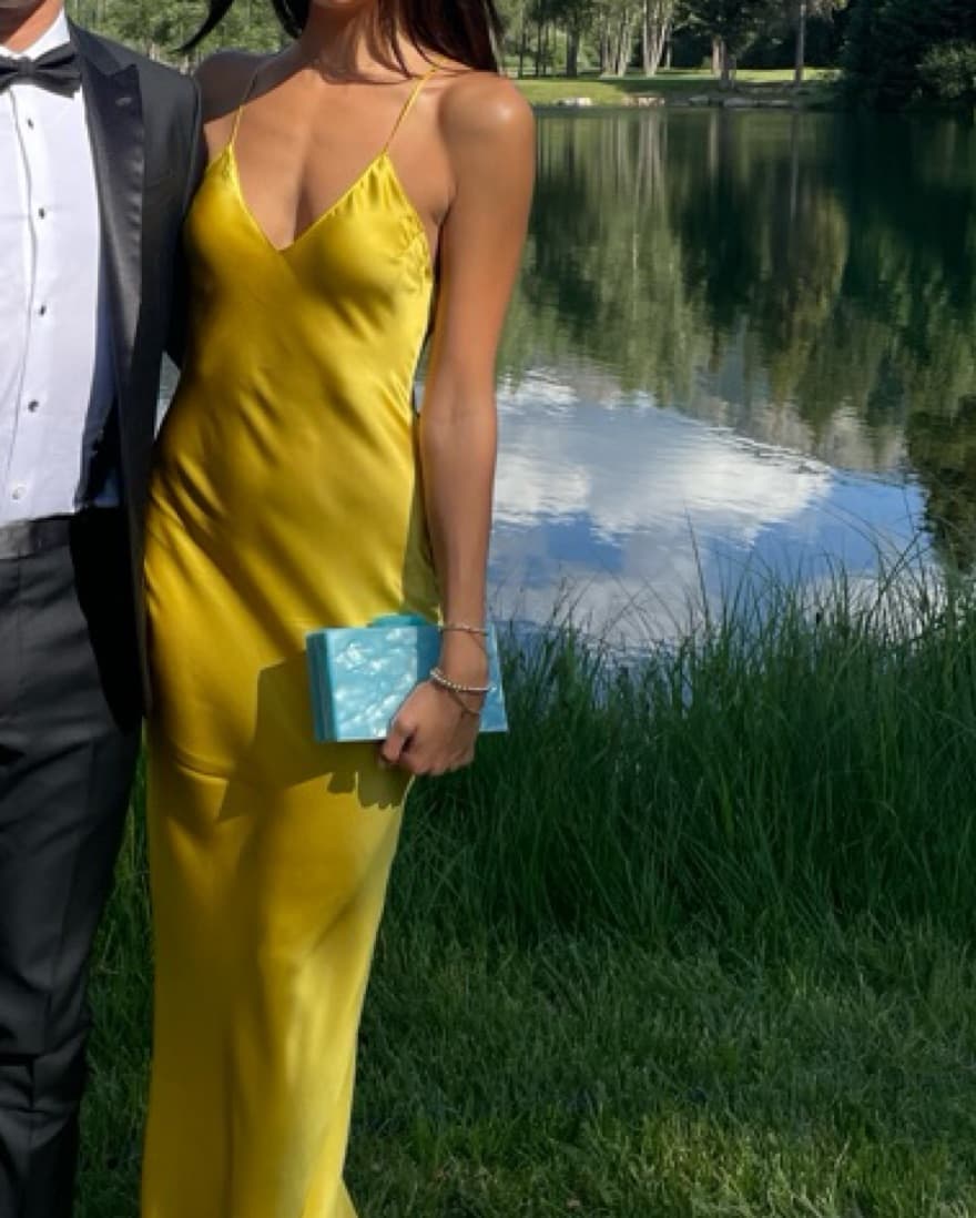 Amanda Uprichard Yellow Long Dress - Image 2