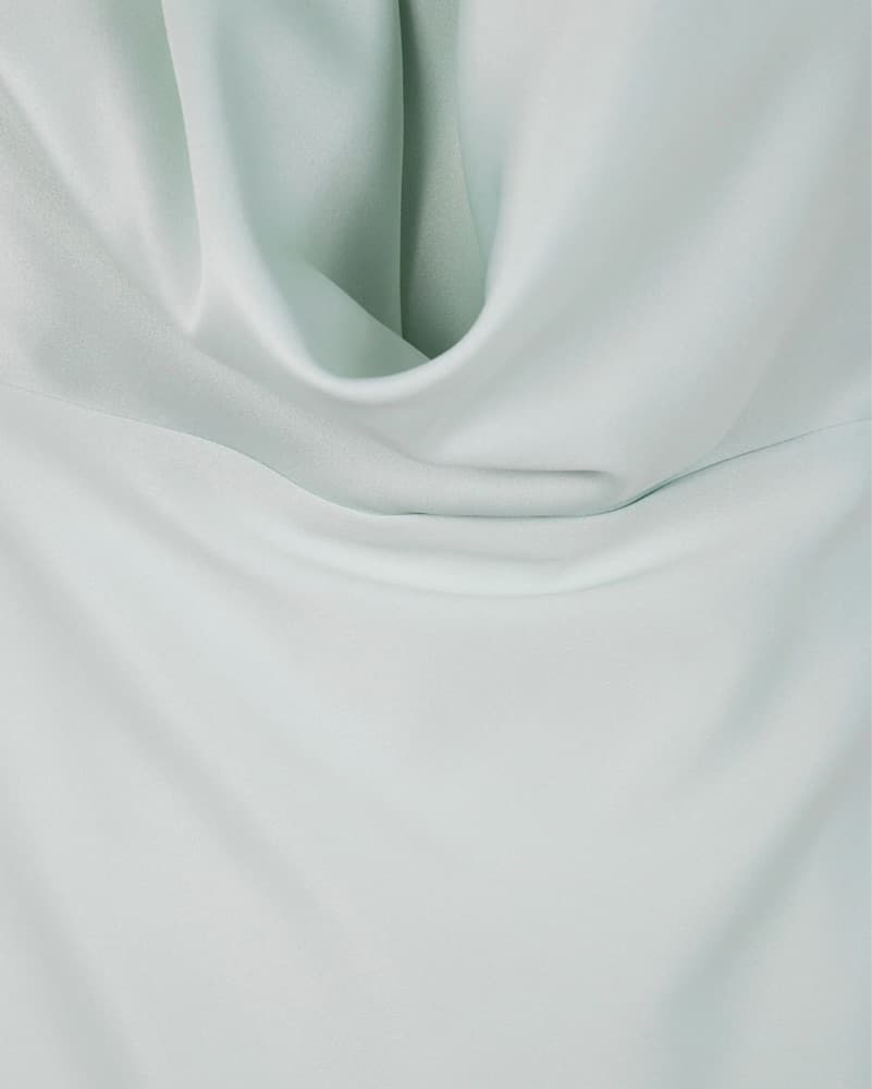 Mint Green Drape Halterneck Gown - Image 3