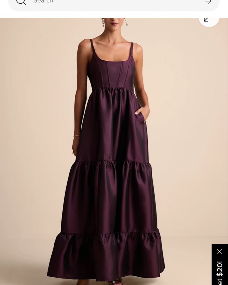 Lulus Purple A-Line Dress - Image 1