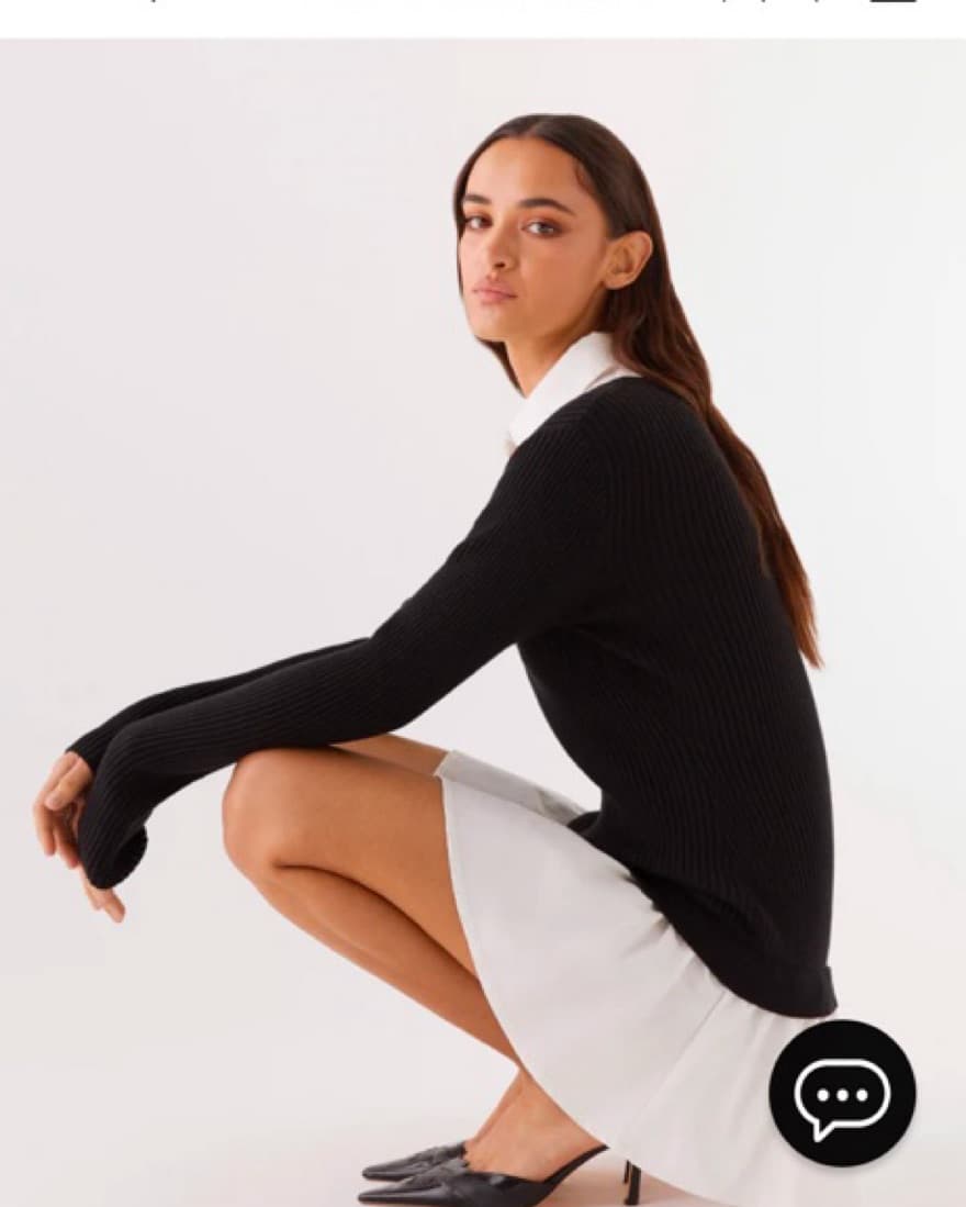 Peppermayo Somerville Knit Shirt Dress  - Image 4