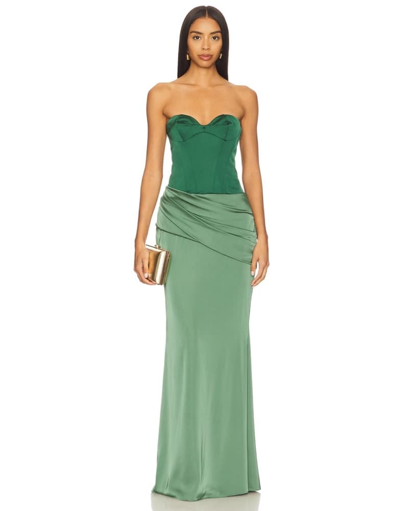 NBD Amit Gown Small | | Green Bridesmaid Dress, Green Wedding Guest Dress - Image 2