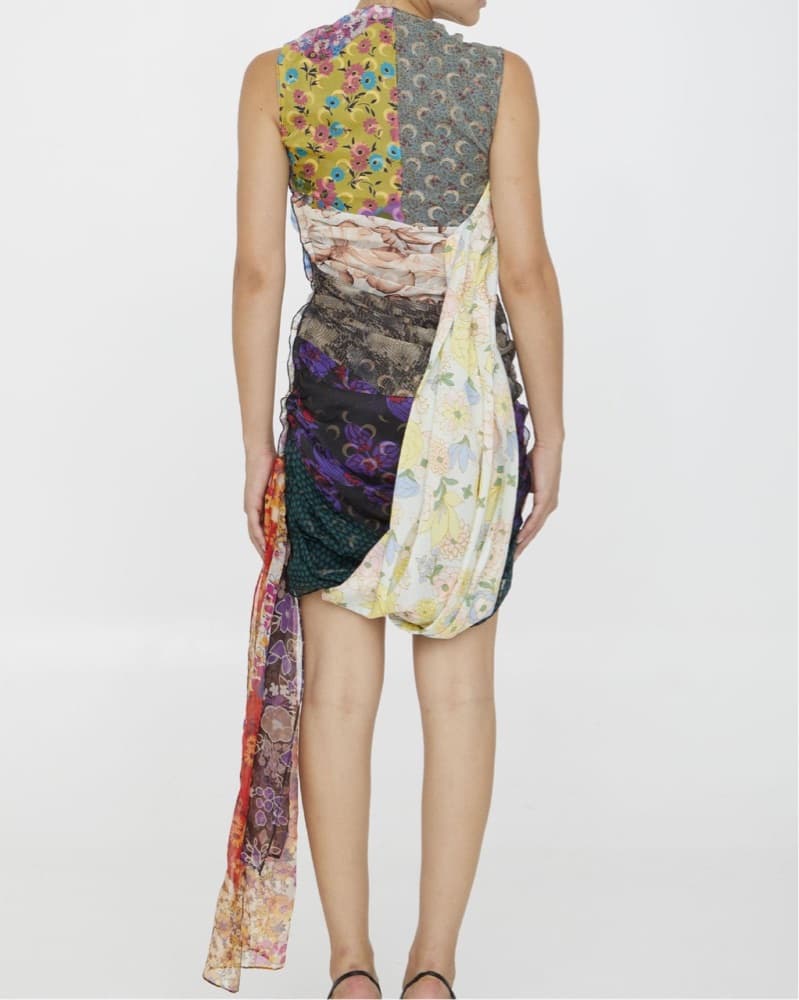 Marine Serre Regenerated Scarves Dress - Image 3