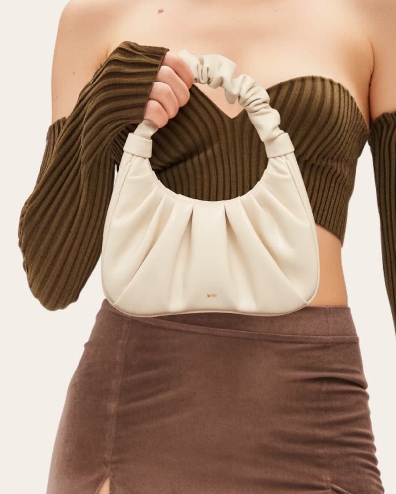 JW Pei Gabby Hobo Hangbag- Ivory  - Image 1