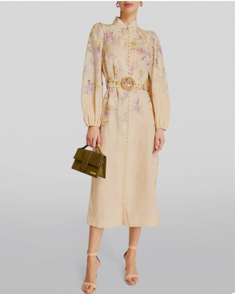 NWT Zimmermann Lyrical Button Midi Dress - Image 2