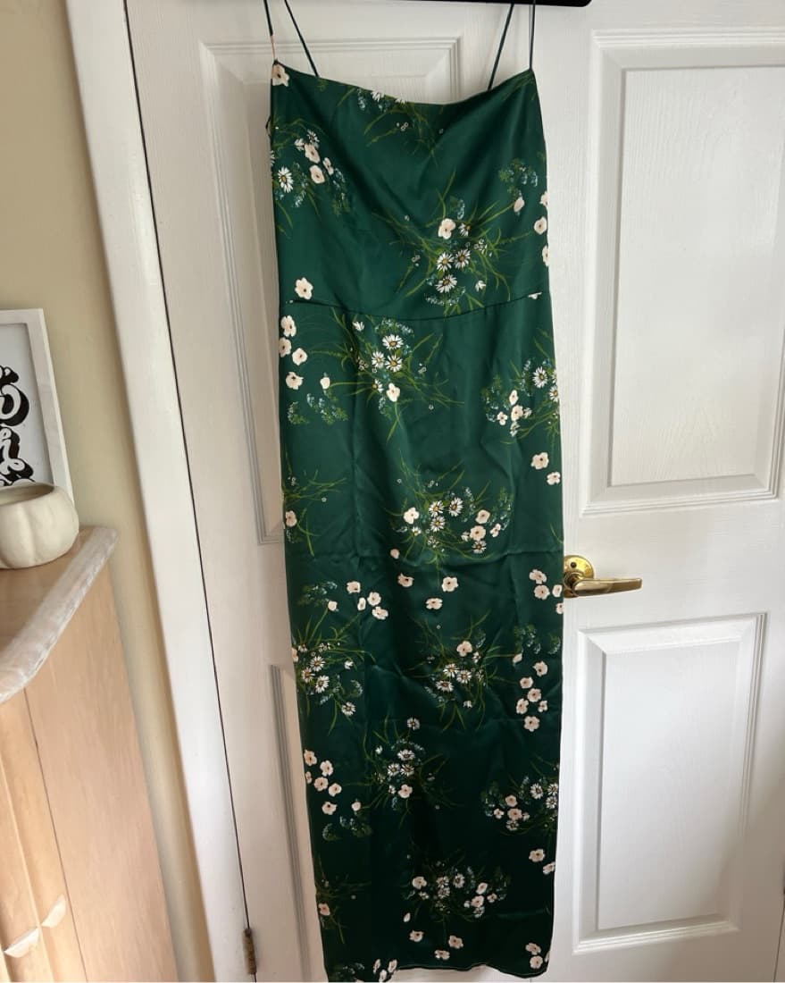 Reformation Frankie Silk Maxi Dress  - Image 3