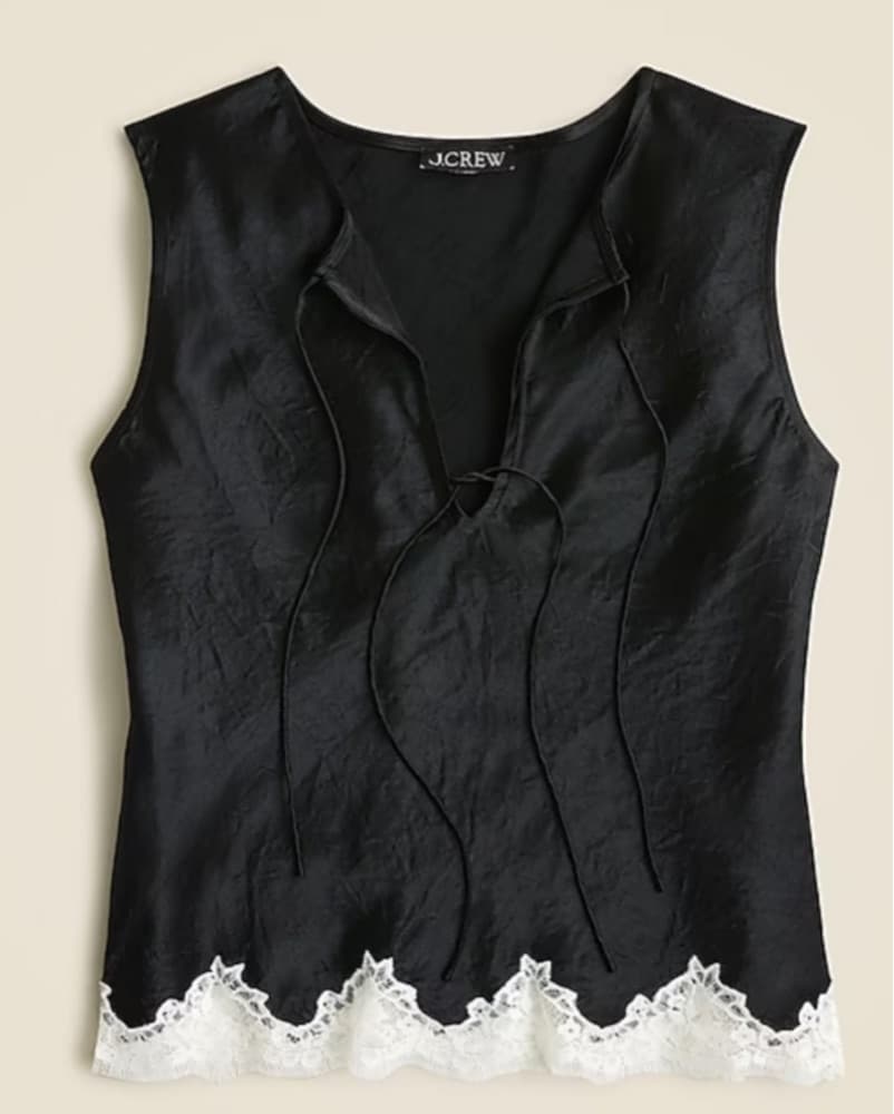 Jcrew Sleeveless Satin Top - Image 4