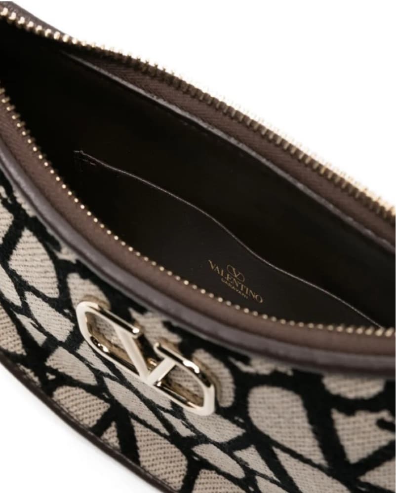 Valentino VLogo Zip-Up Shoulder Bag - Image 5