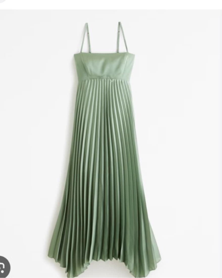 A&F Gieselle Clasp Back Pleated Midi Dre - Image 2