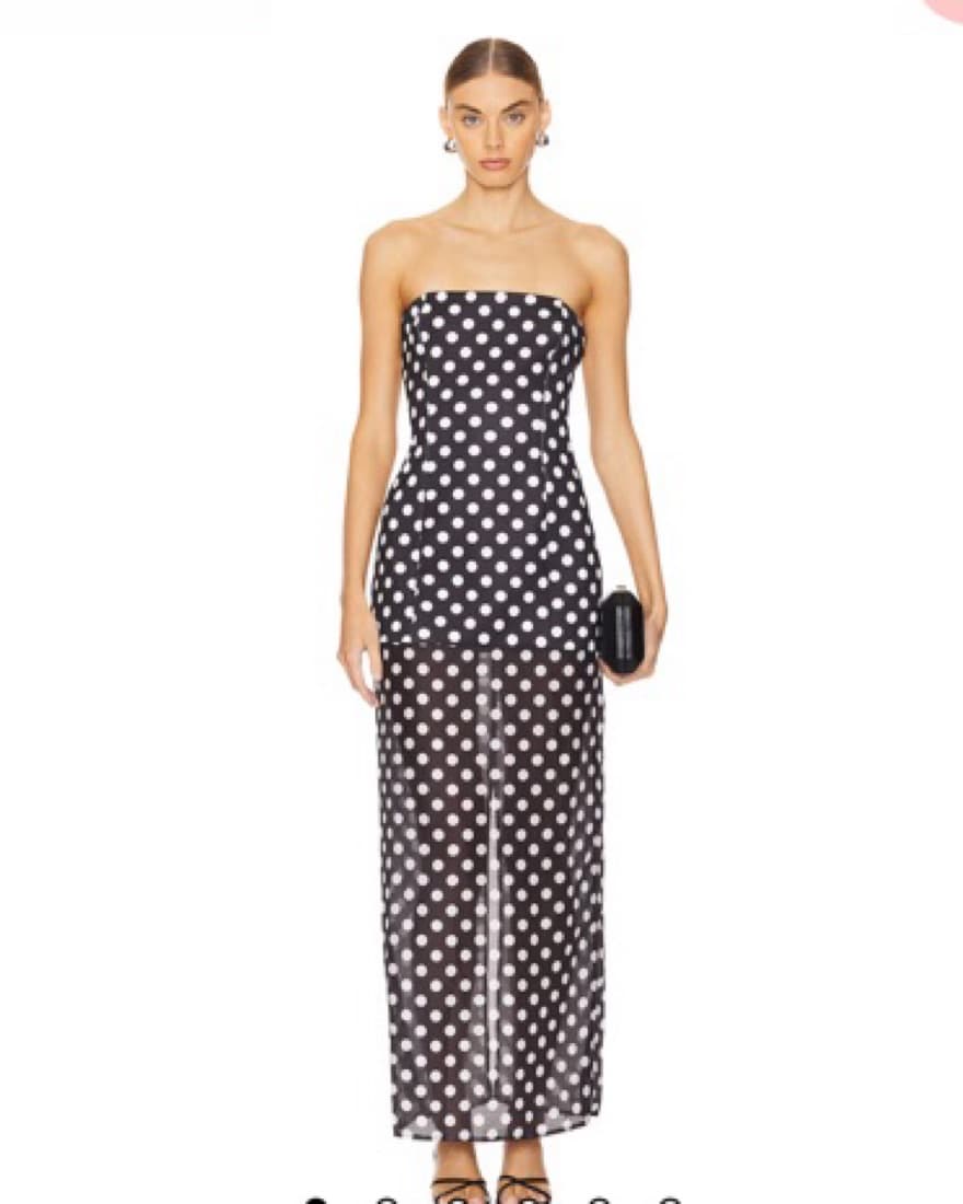 Revolve Polka Dot Dress - Image 1
