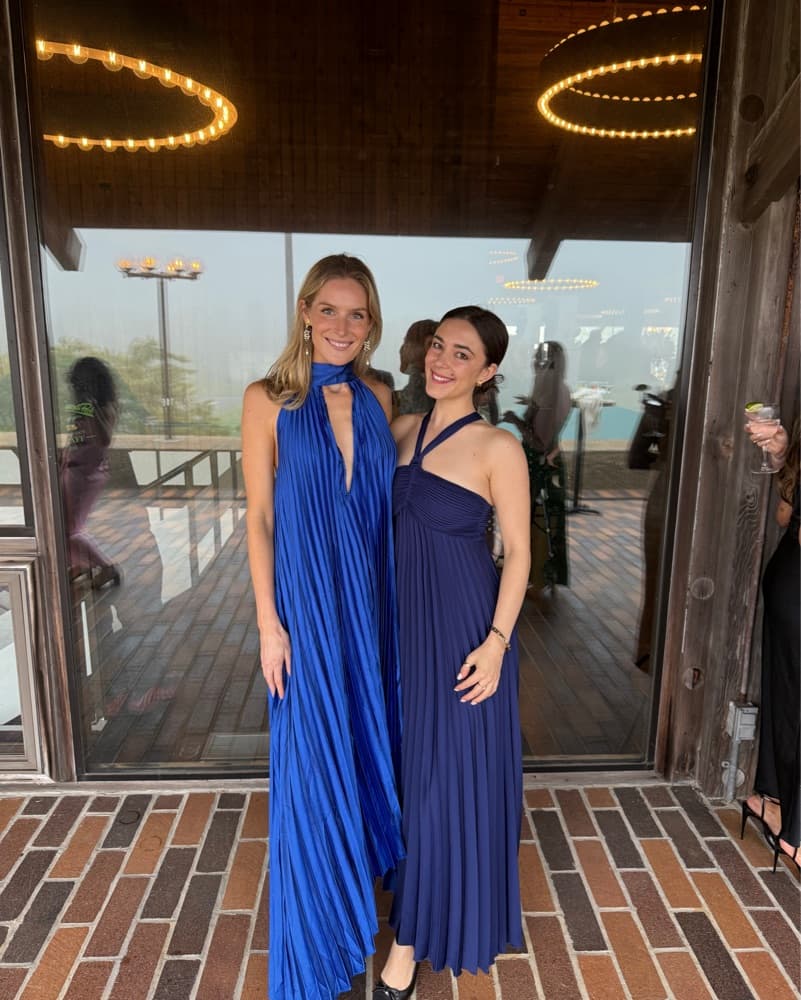 Mango Navy Dress - Image 2
