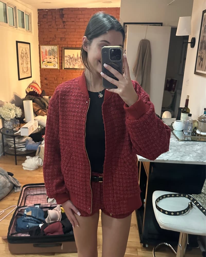 Amanda Uprichard Vero Bomber Jacket  - Image 2