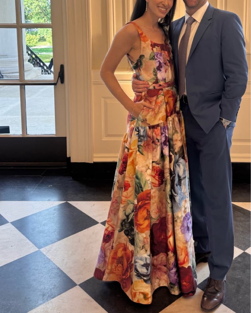 Alice +  Olivia Drop Waist Floral Gown - Image 4