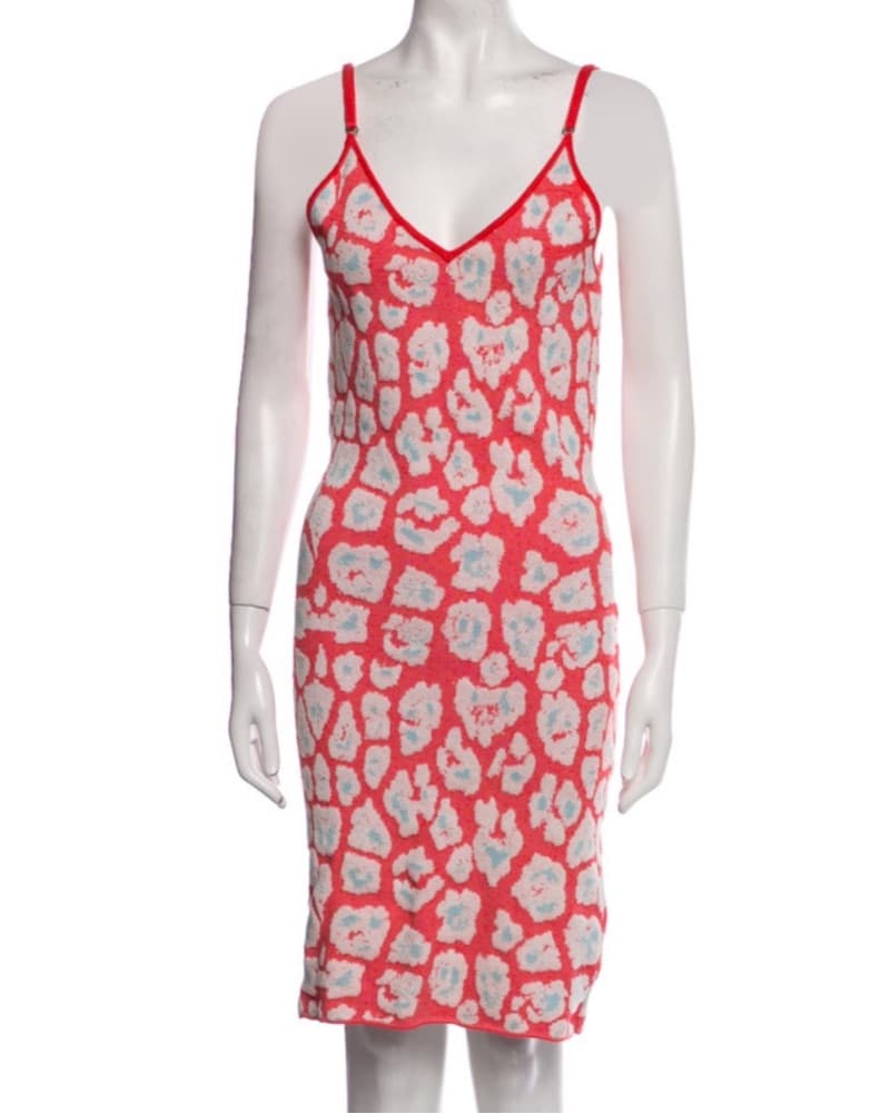 Red Floral Dress  - Image 1