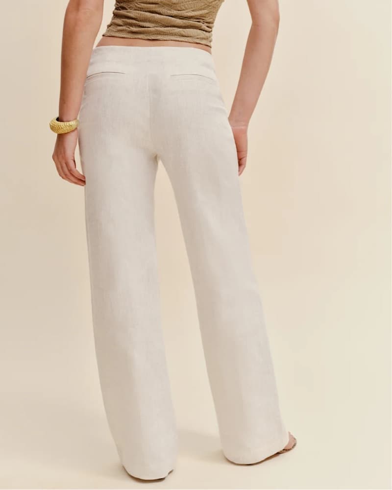 Reformation Linen Low Rise Pants - Image 2