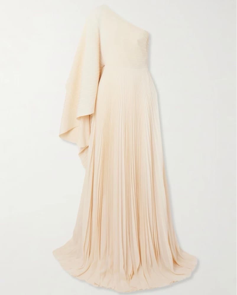  Solace London Maci  Pleated Gown - Image 4