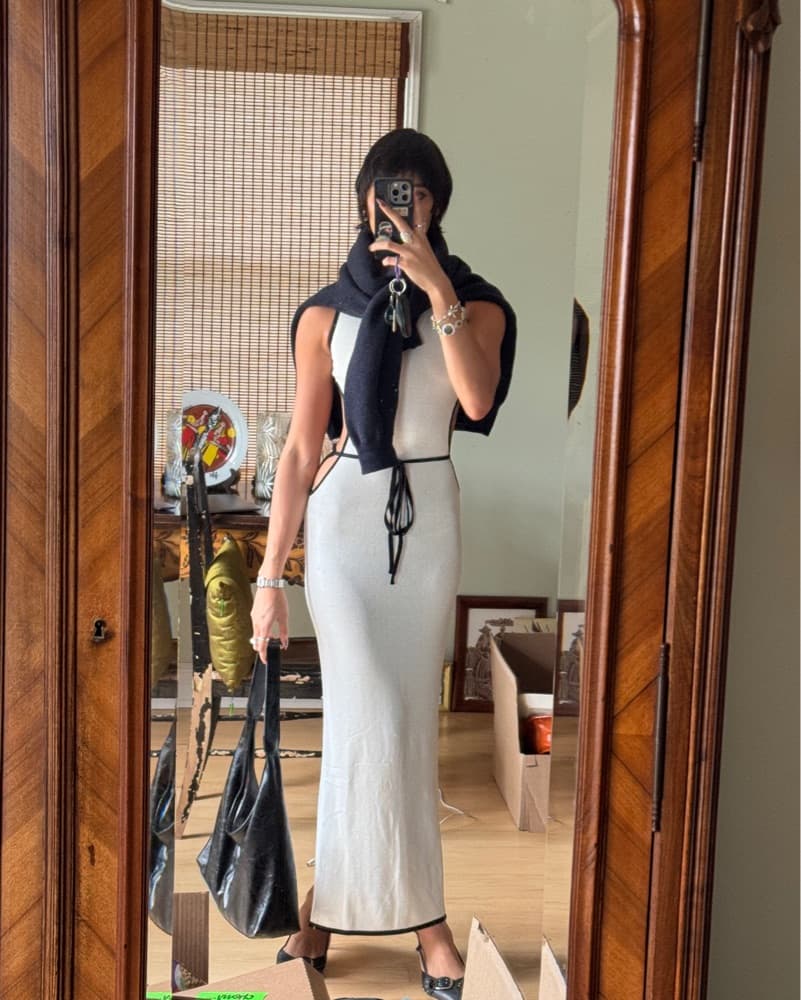 Same Tie Maxi Dress - Image 3