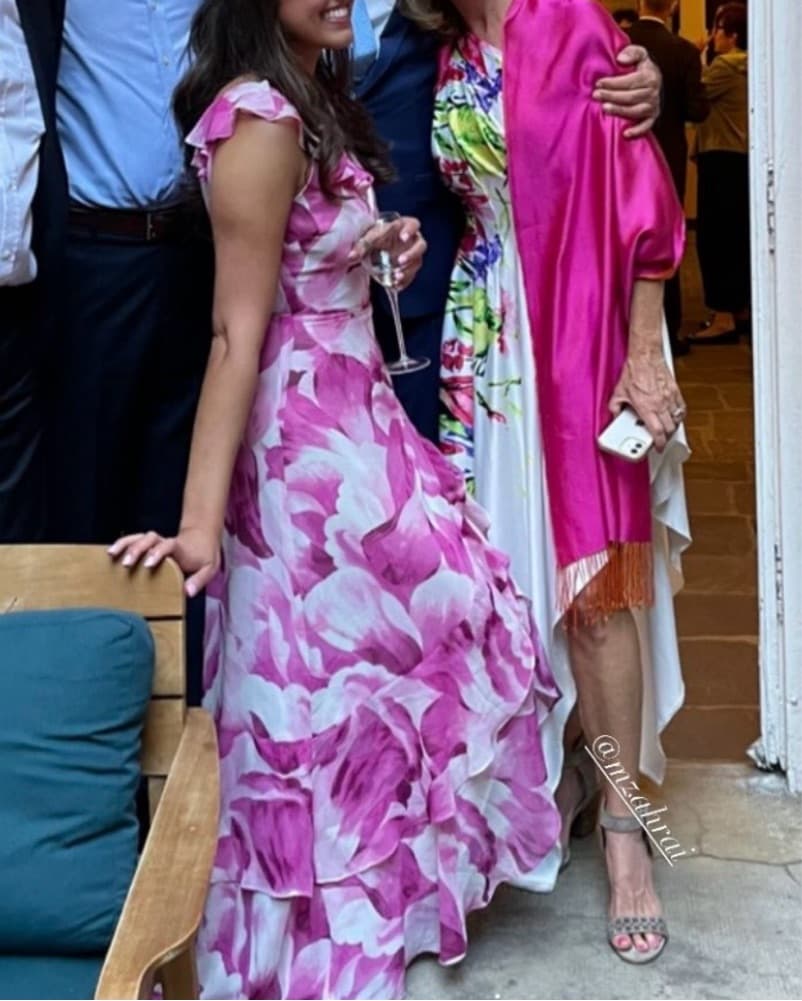 Elevate the Occasion Pink Floral Ruffled - Image 3