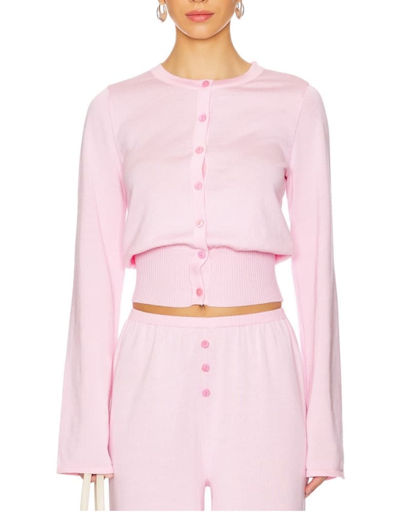 SNDYS Revolve Pink Cardigan - Image 2