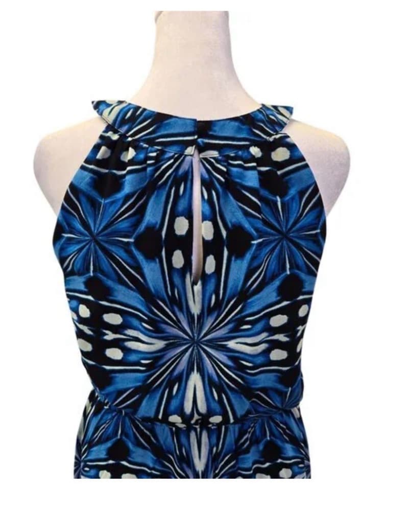 Vibrant Blue Maxi Dress - Image 4