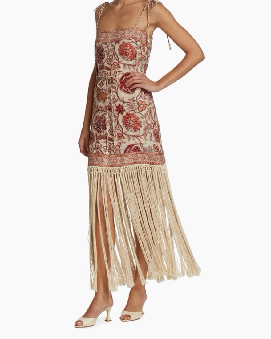 Zimmerman Vitali Maxi Fringe Dress - Image 3