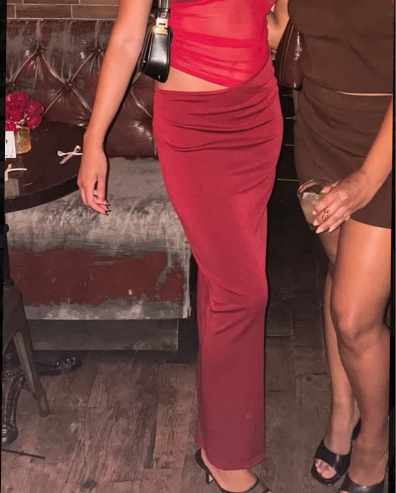 Red Maxi Dress - Image 3
