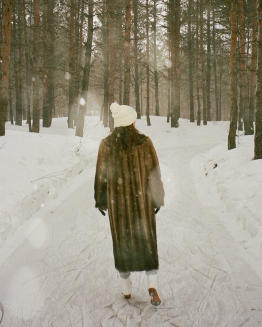 Vintage Real Mink Fur Coat - Image 2