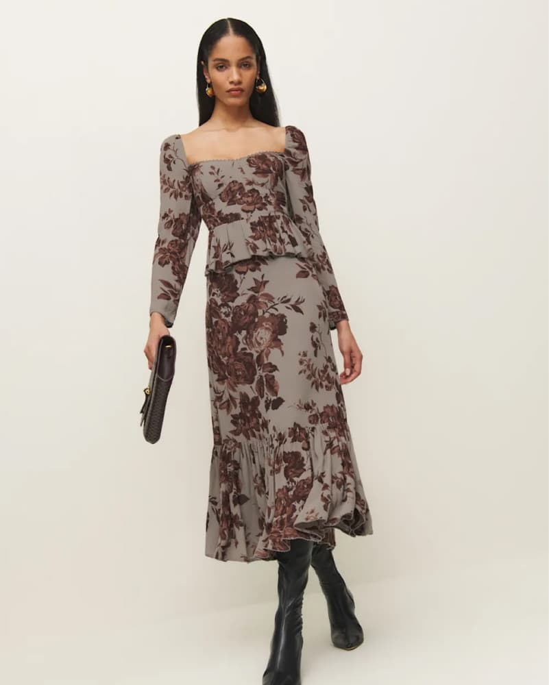 Reformation Zandra Floral Dress - Image 1