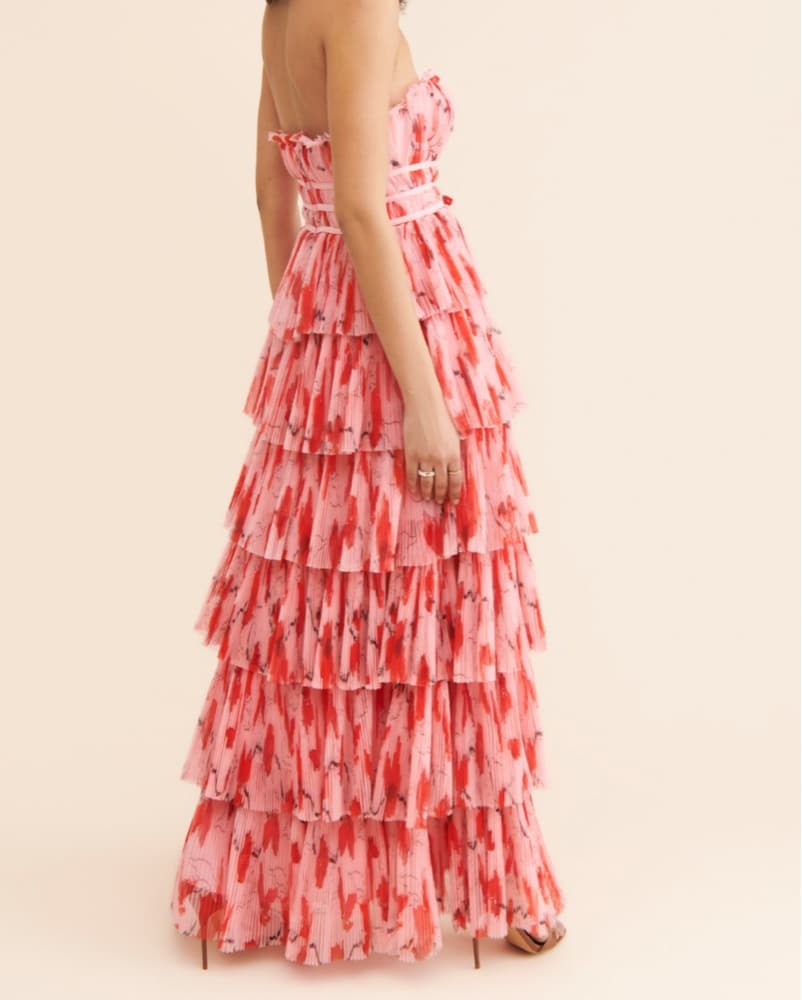 Hutch Tulle Ruffle Wedding Guest Gown - Image 2