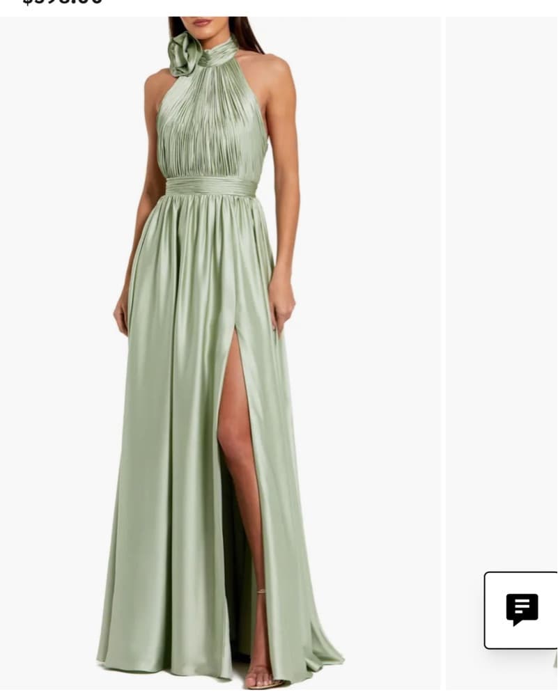 Mac Duggal Halter Neck Dress  - Image 2