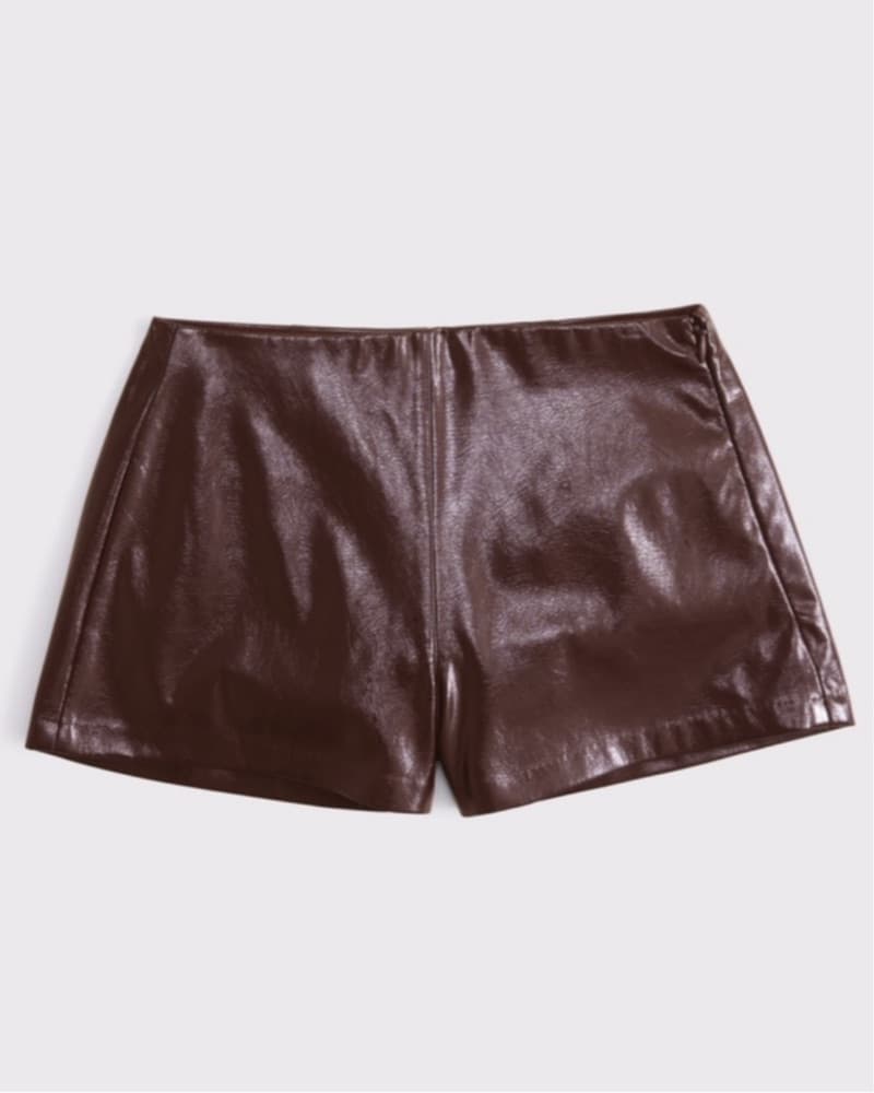 A&F Glossy Micro Shorts - Image 1