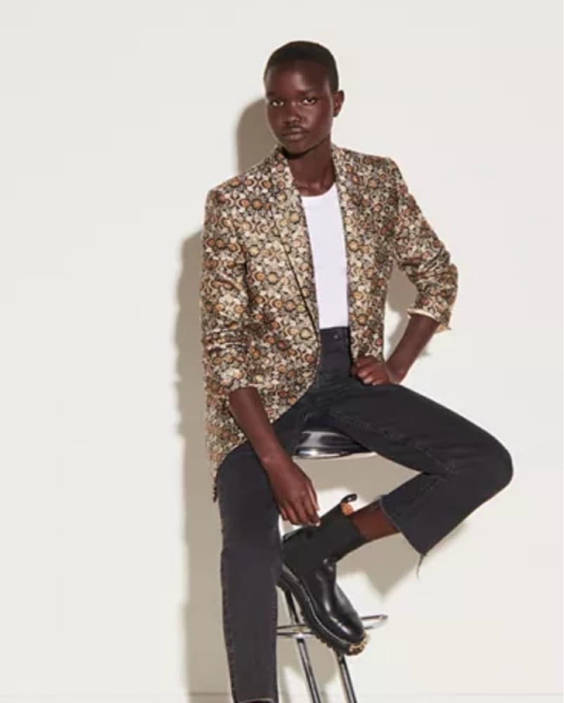 Sandro Floral Patterned Jacket - Image 3