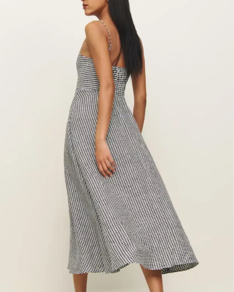 Reformation Monette Linen Dress - Image 3
