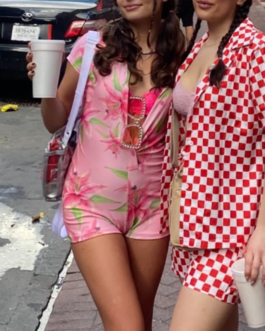 Omighty Pink Lillies Playsuit - Image 3