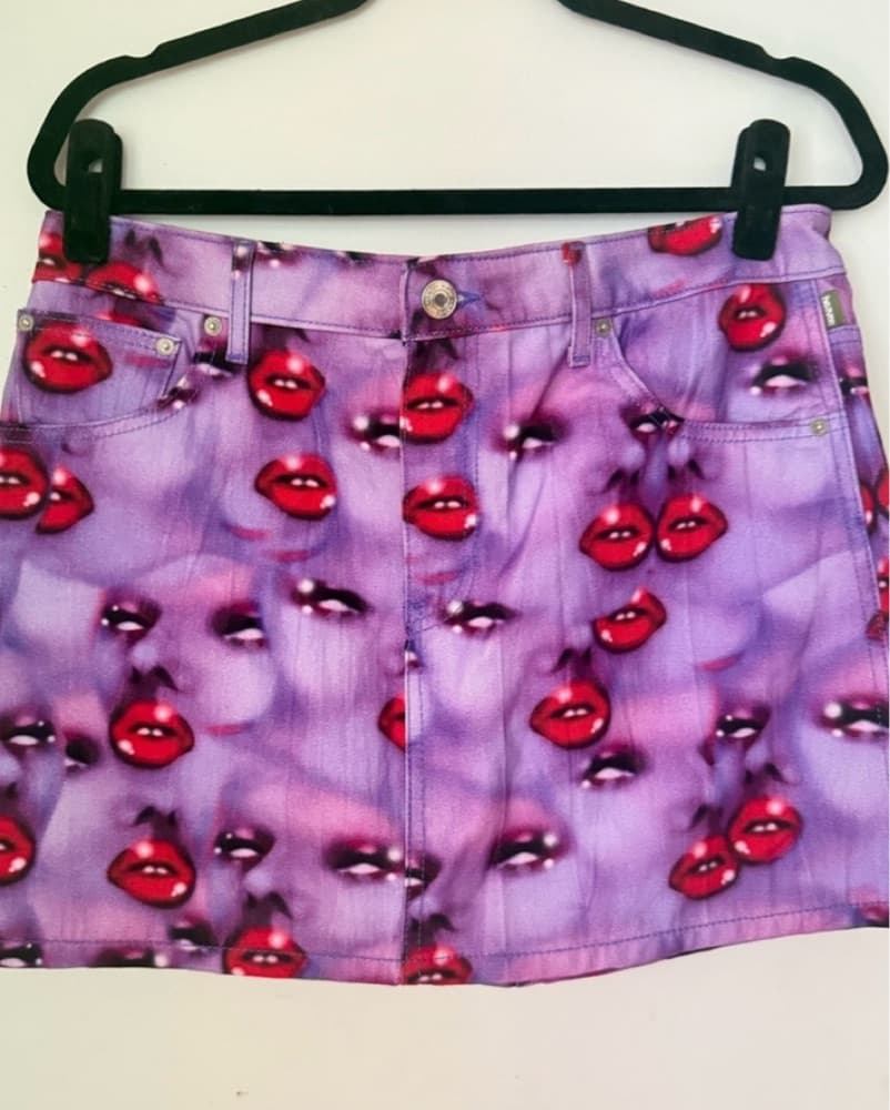 Heaven by Marc Jacobs Face Print Skirt - Image 4