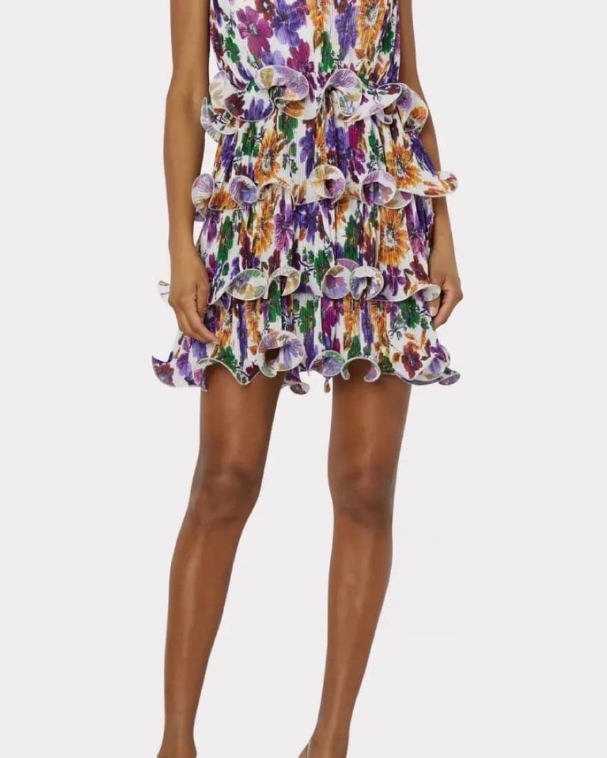 Milly Gia Wildflower Dress - Image 3