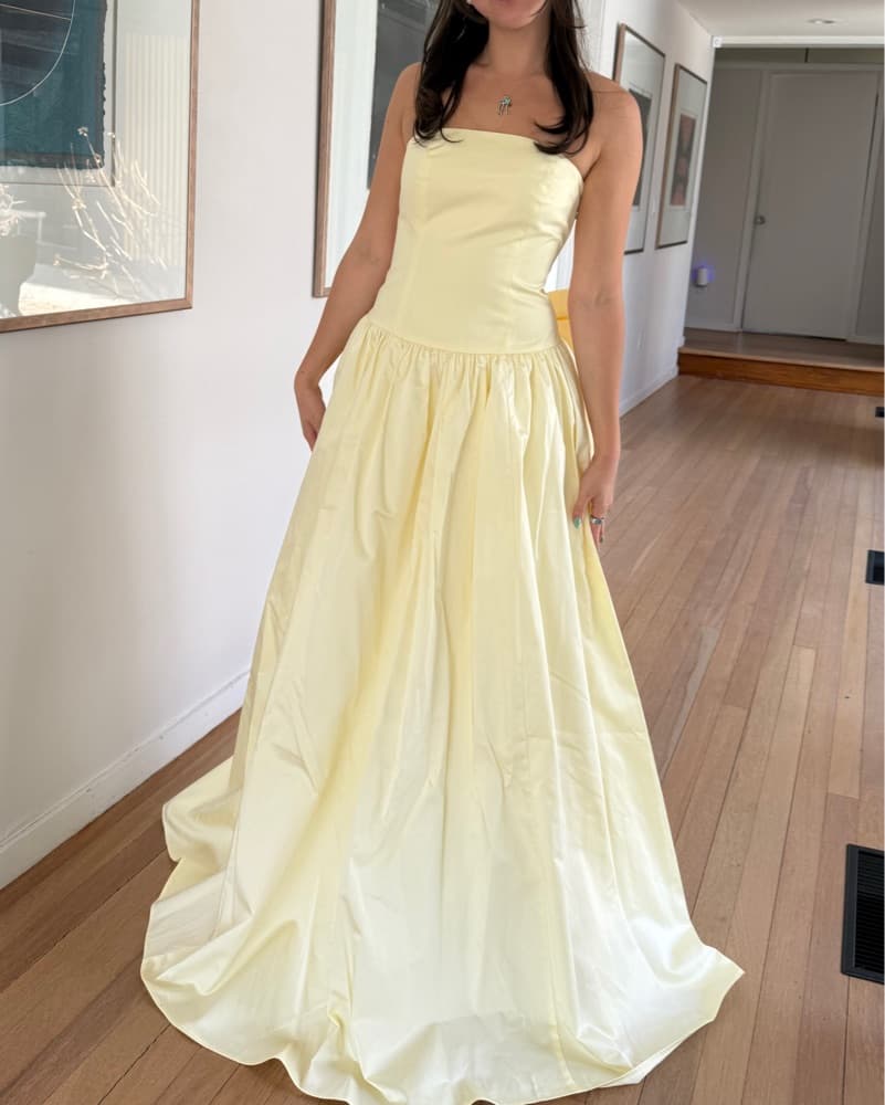 Meshki Strapless Yellow Maxi - Image 1