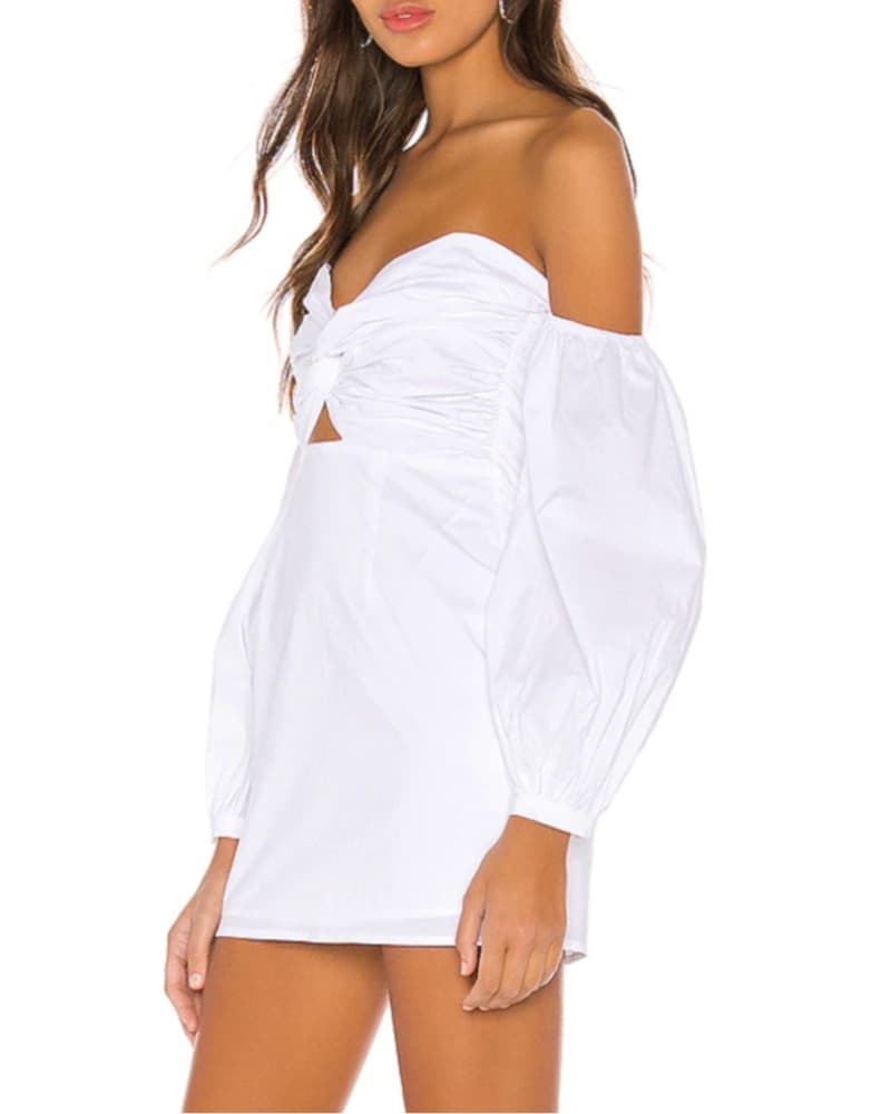 Superdown Off Shoulder Milkmaid Dress - Image 2