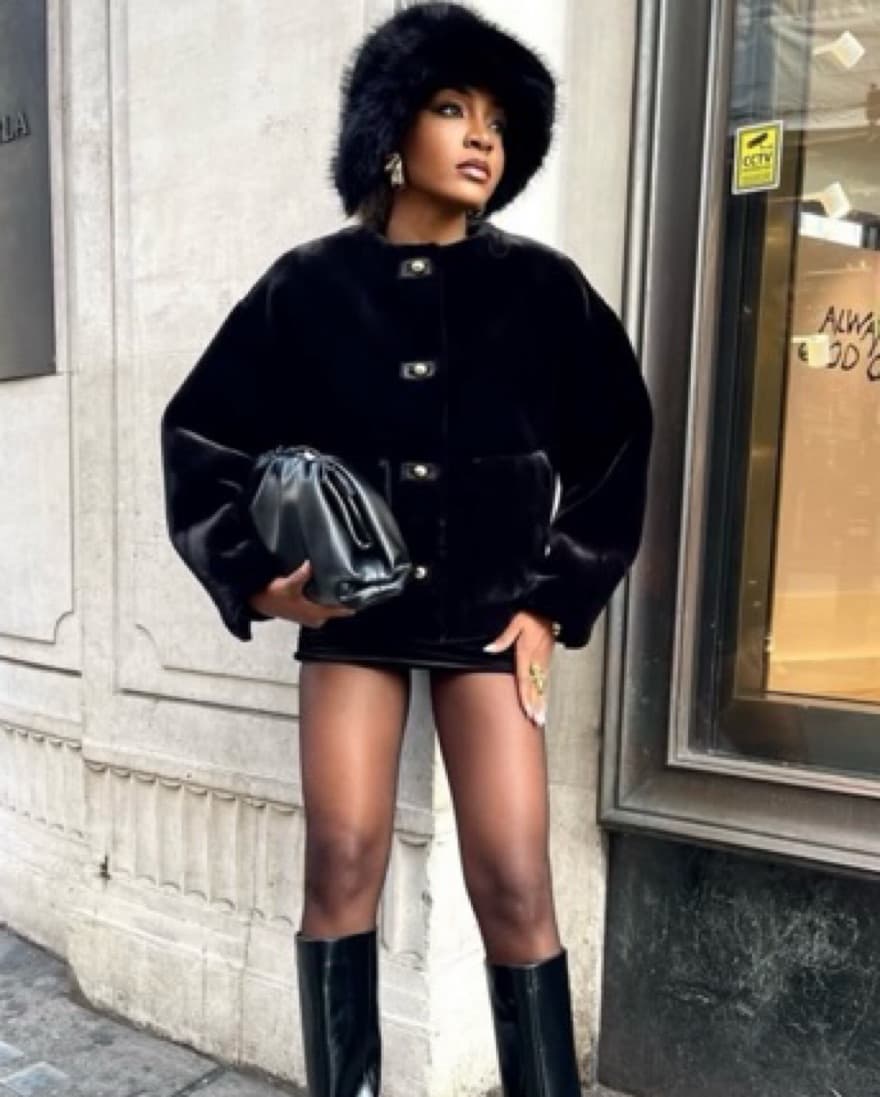 Zara Faux Fur Jacket - Image 1