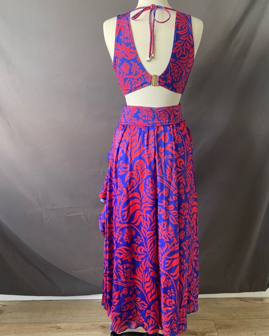 Patbo Pua Printed Cut Out Maxi Dress - Image 5