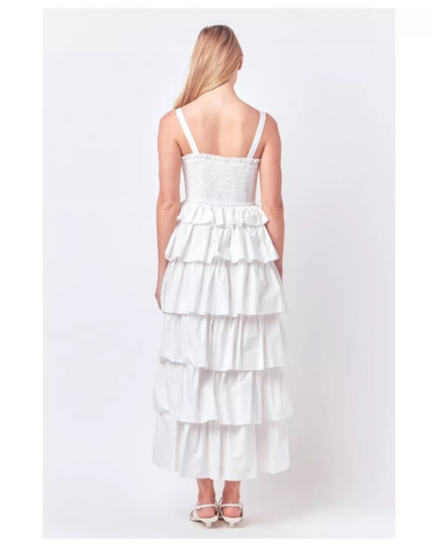 Women's Ruffle Tiered Maxi Dress  - Image 3