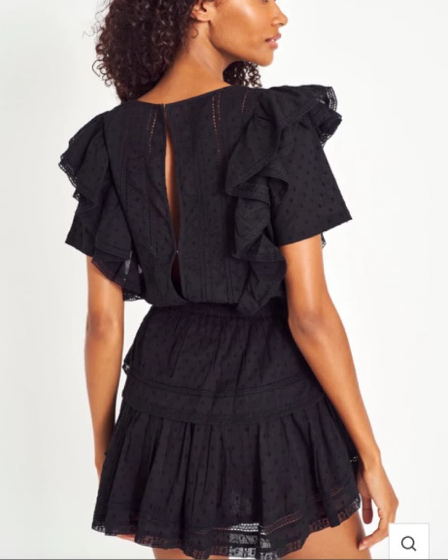 BLACK LOVE SHACK FANCY DRESS - Image 5